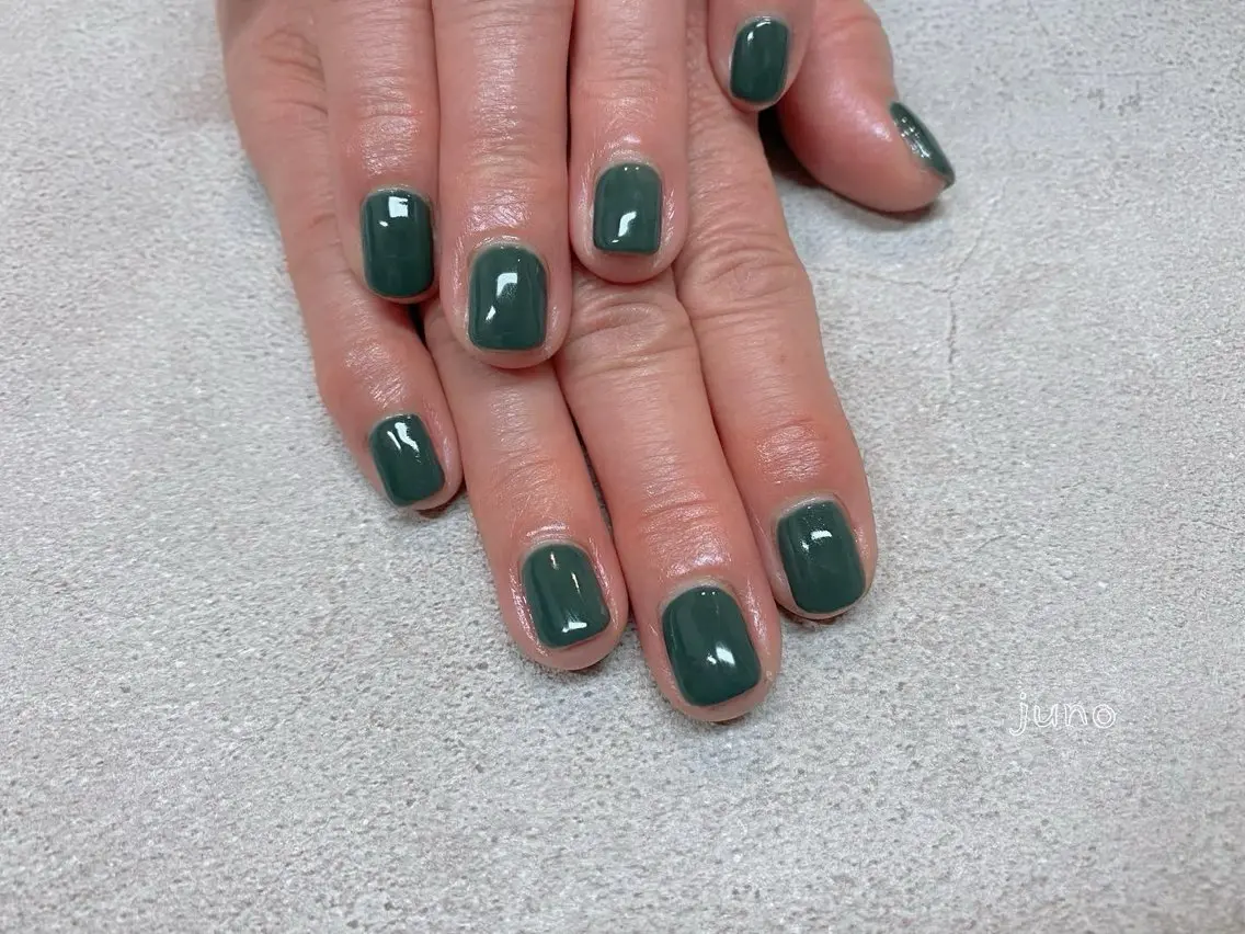 ネイル ワンカラーネイル nail salon JUNO(ジュノ)のネイルデザイン