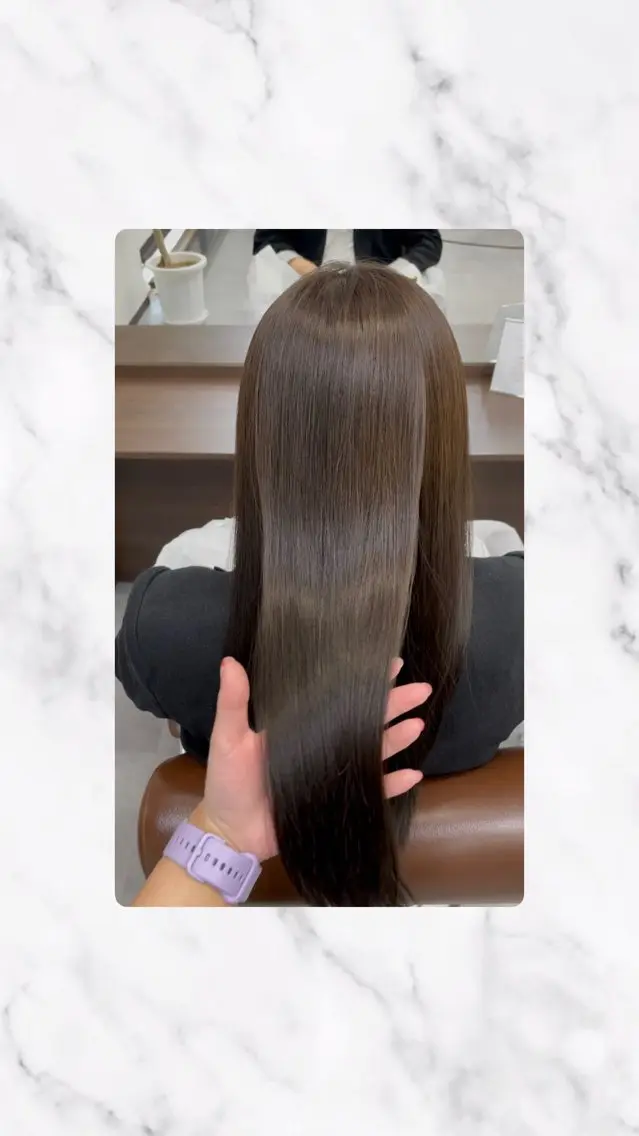 ロング トリートメント 堀 綾花のヘアスタイル