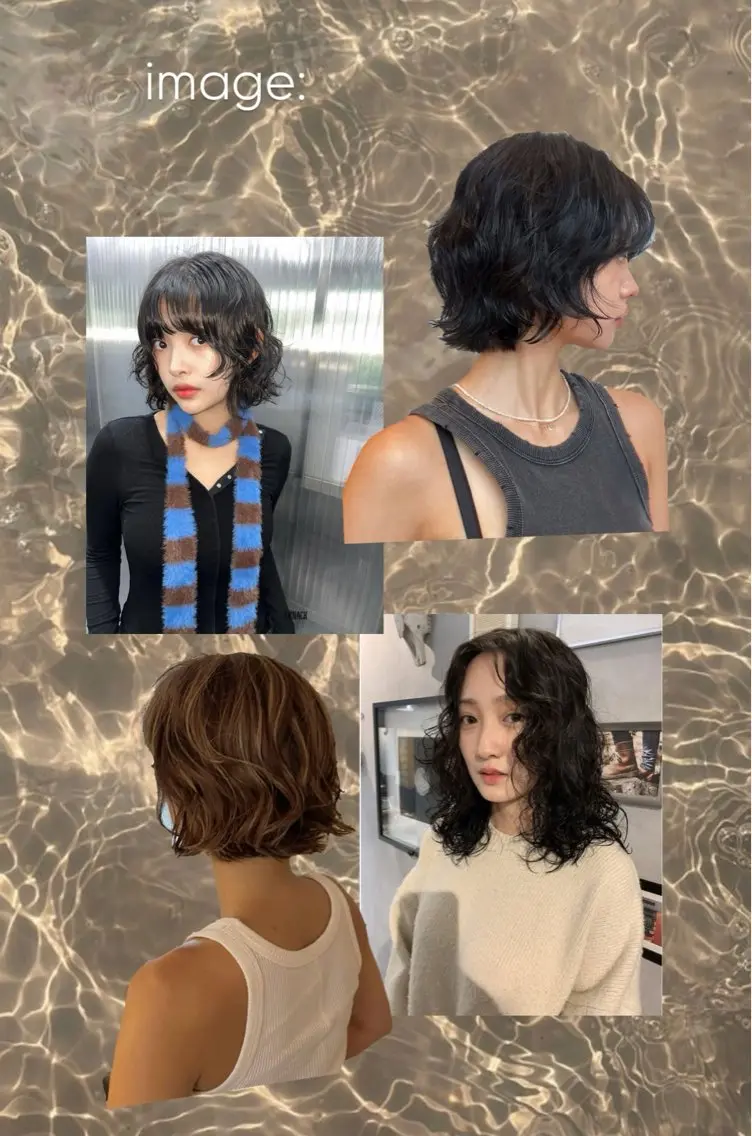 パーマ パーマ 喜友名 ウララのヘアスタイル