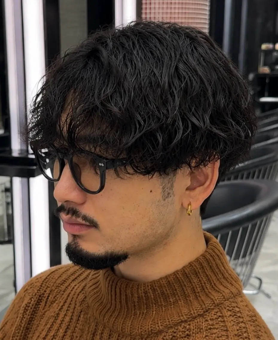 ショート メンズ メンズパーマ 💈メンズ特化/ パーマ特化ren✂️のヘアスタイル