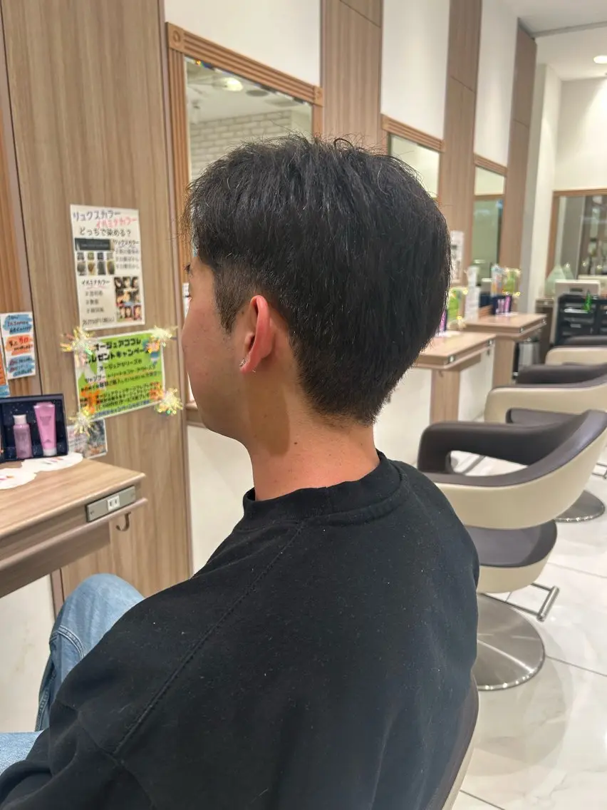 ショート メンズ 刈り上げ モデル募集中 松原京のヘアスタイル