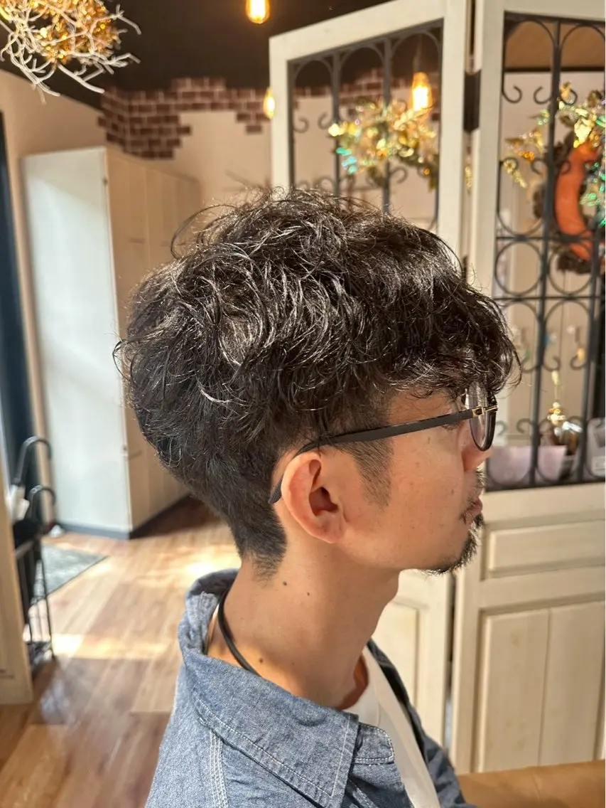 スタイル相談メニュー☆メンズカット＋パーマ✨の写真