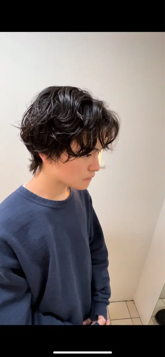 🪼メンズ似合わせカット➕パーマ➕眉カット🪼の写真