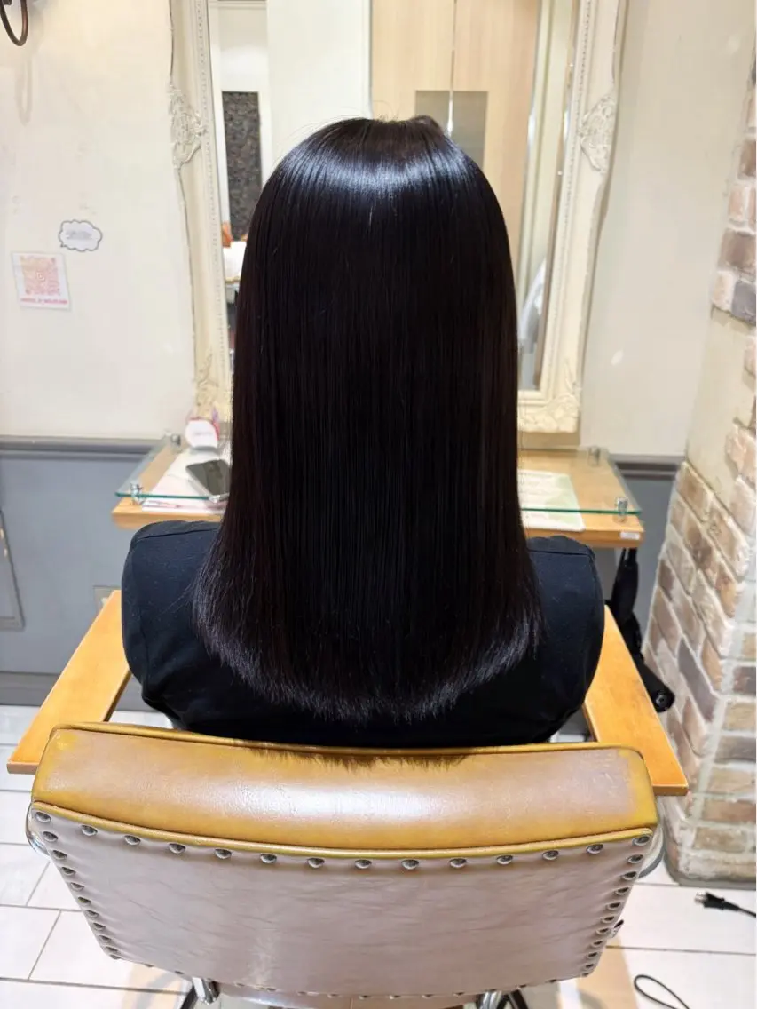 セミロング カラー ヘアカラー karin綱島店 ❤︎カラーモデルのヘアスタイル