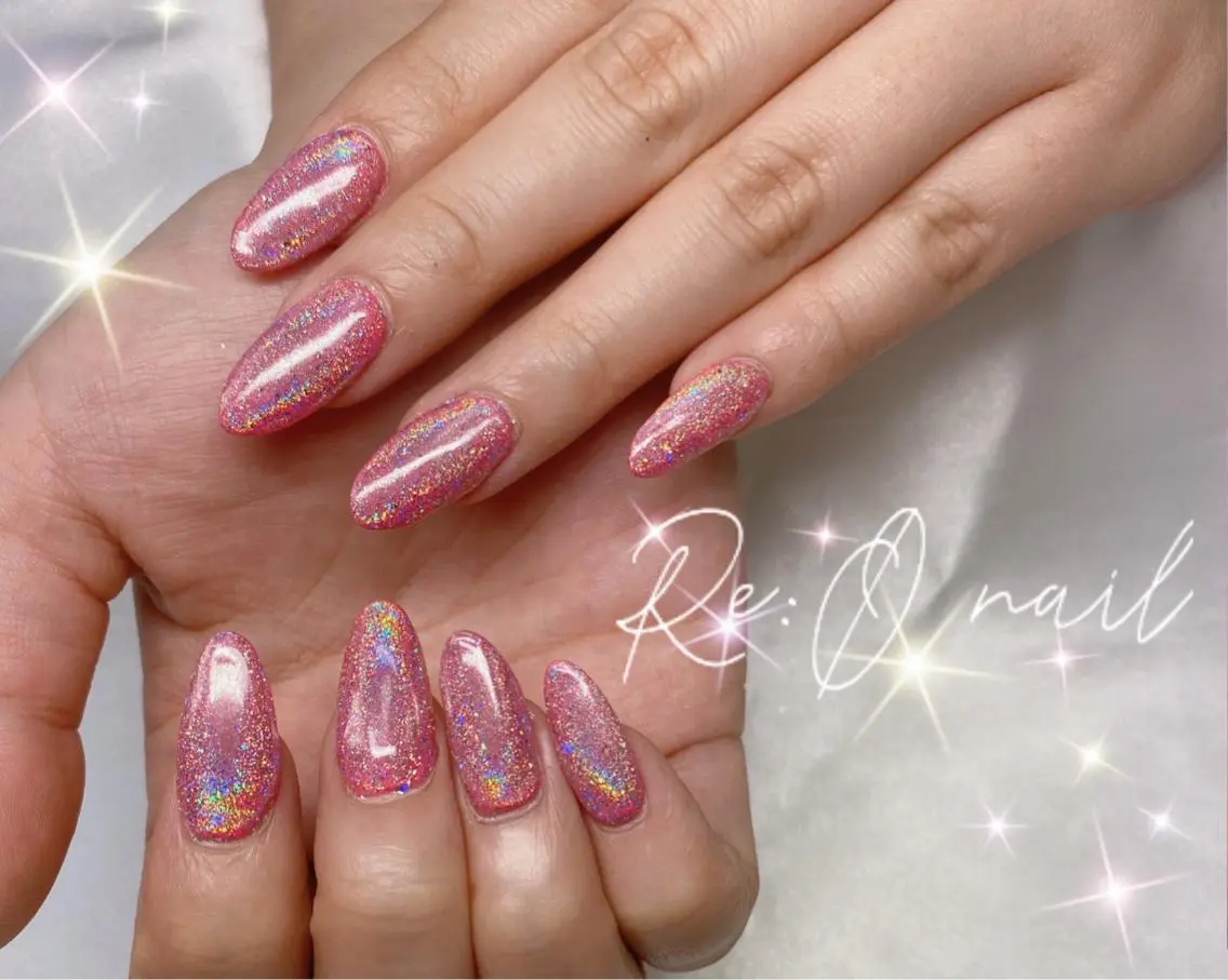 ネイル オーロラネイル ハンドネイル Re:Ø nail 🩵TSUJIのネイルデザイン