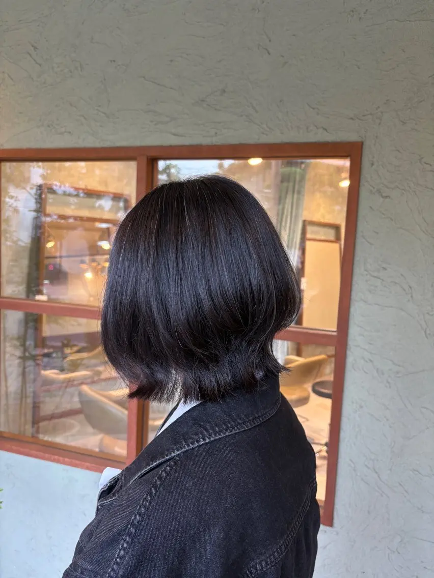 ミディアム どうめん ゆきのヘアスタイル