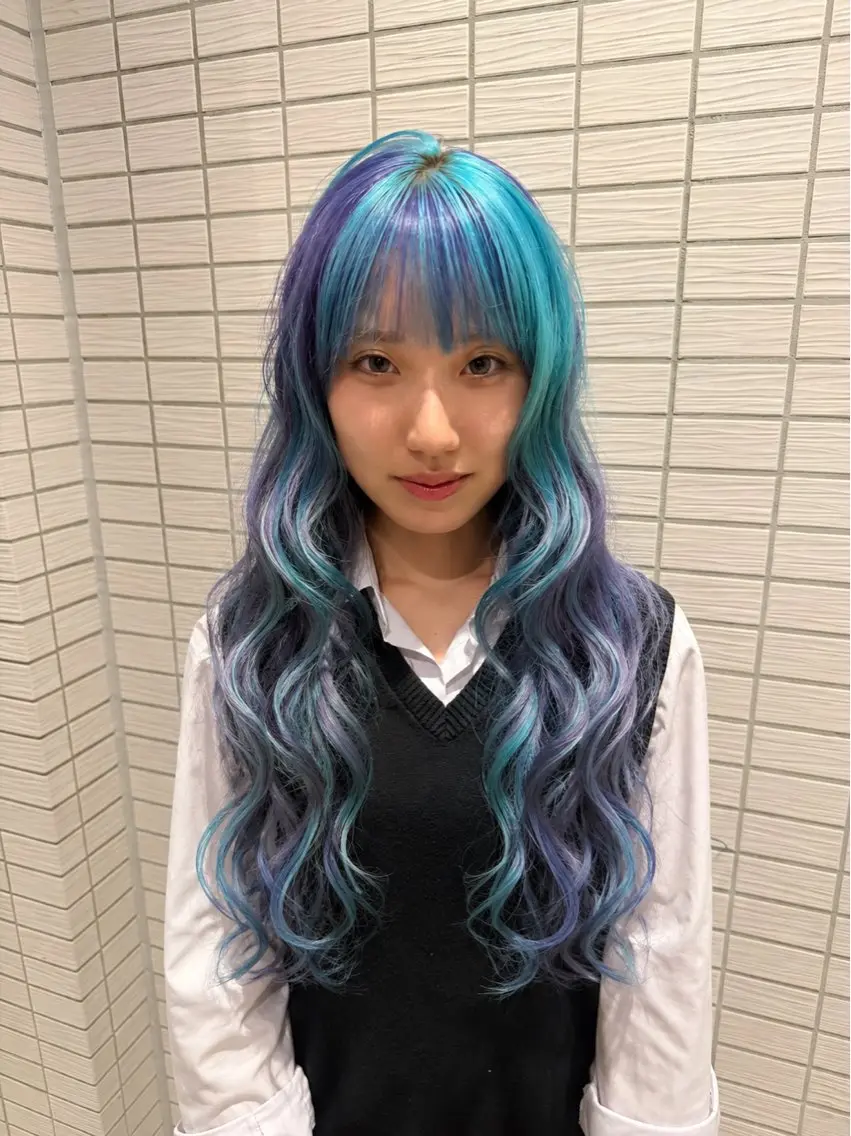 ロング カラー 【暖色カラー+色持ち 重視】💟まなみのヘアスタイル