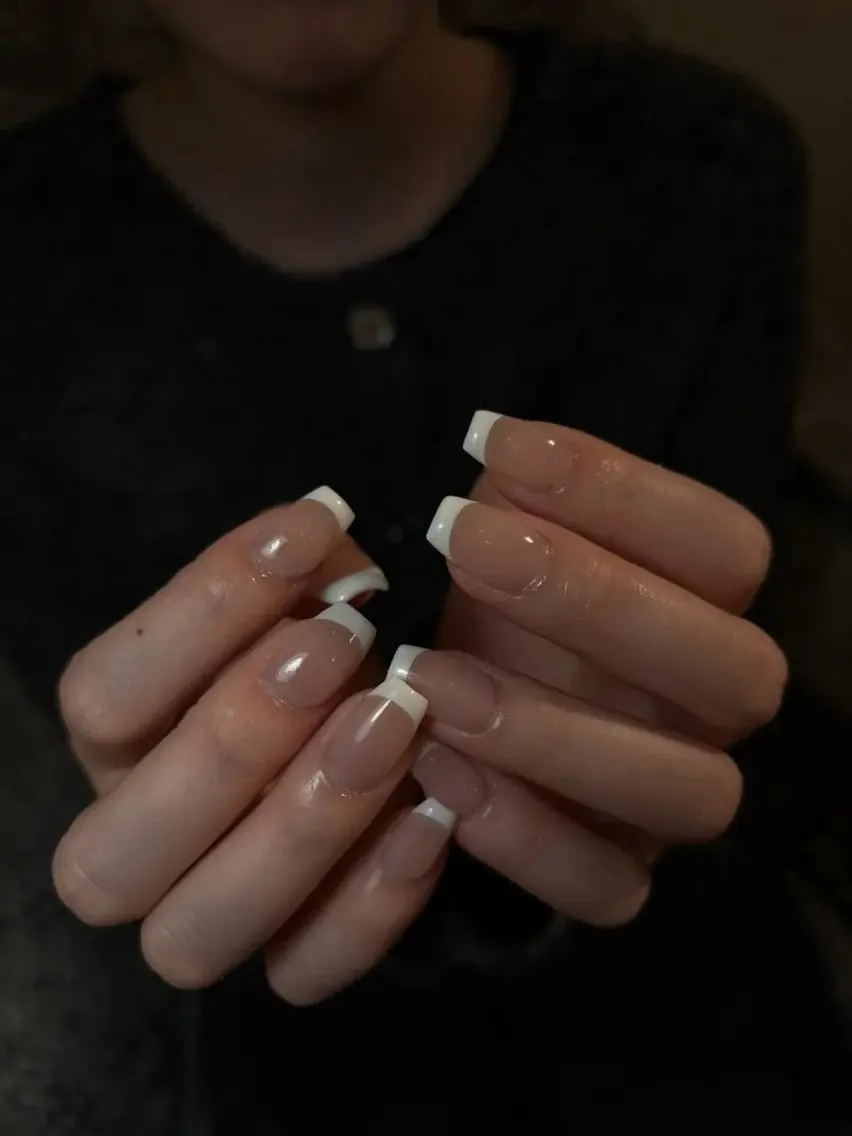 ネイル フレンチネイル ハンドネイル D.dnail🎀 Reinaのネイルデザイン