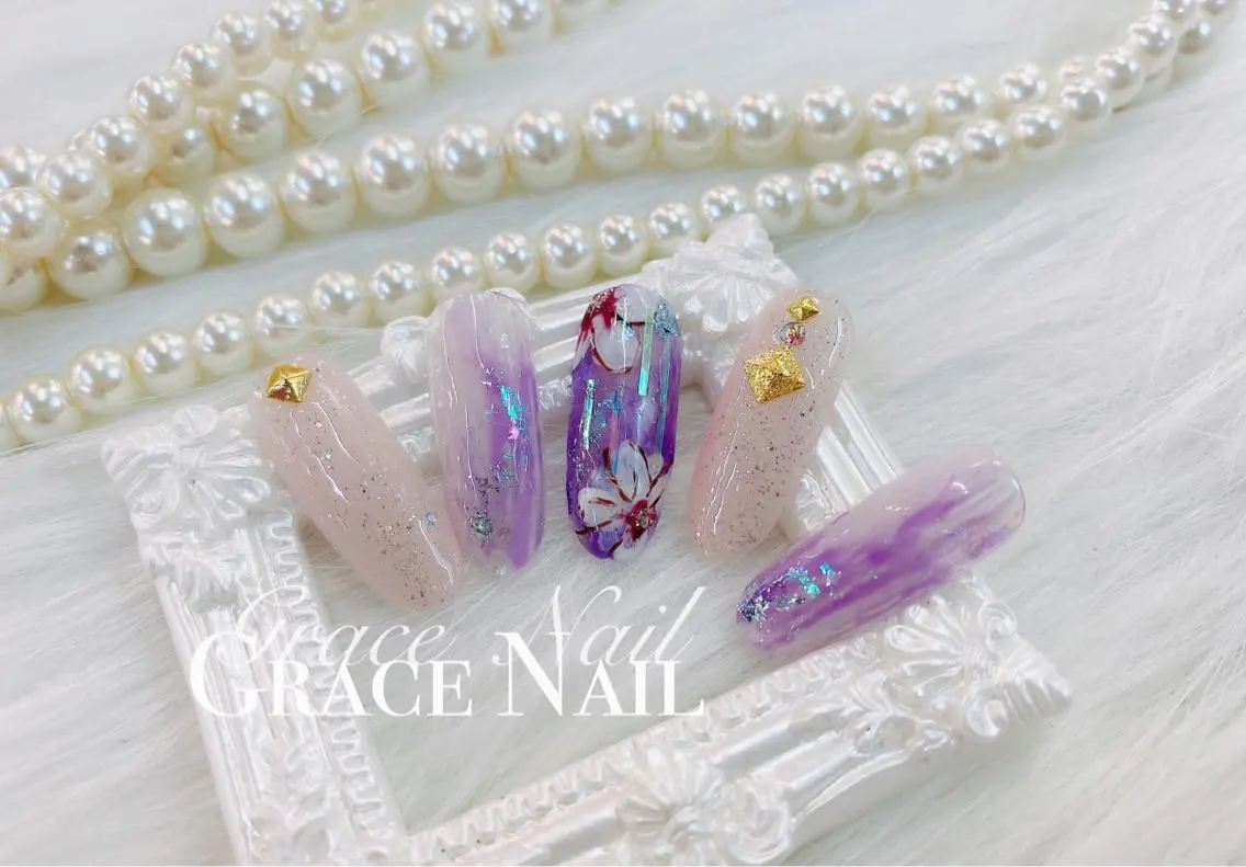 ネイル ジェルネイル ☆*。Grace Nail。*☆のネイルデザイン