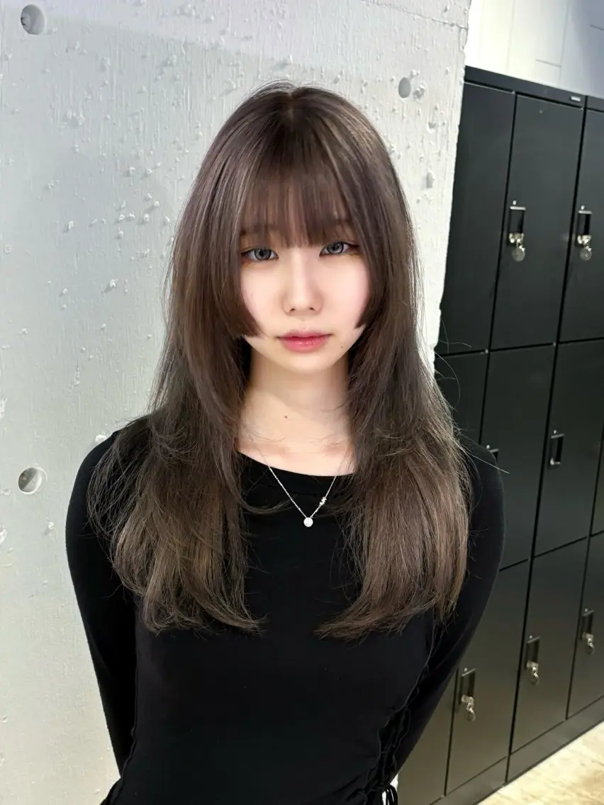 セミロング カラー ウルフカット カット ヘアカラー トリートメント 池袋/ウルフ /AMATOKYOのヘアスタイル