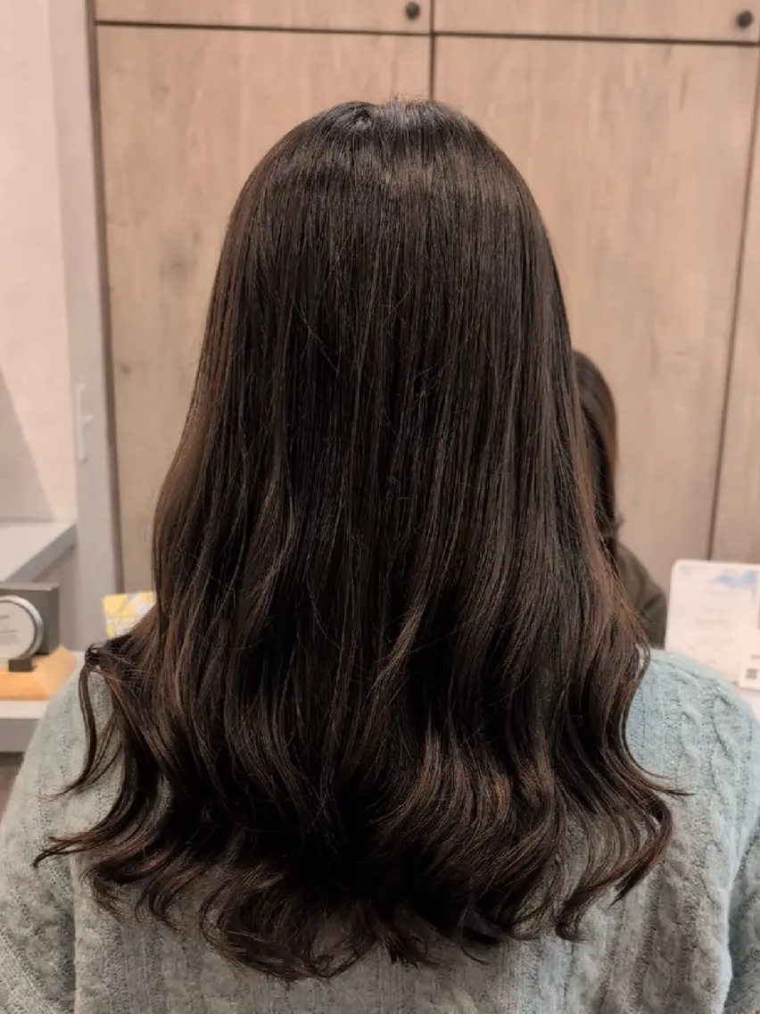 ロング パーマ デジタルパーマ 垢抜けパーマヘア🍯 ジルのヘアスタイル