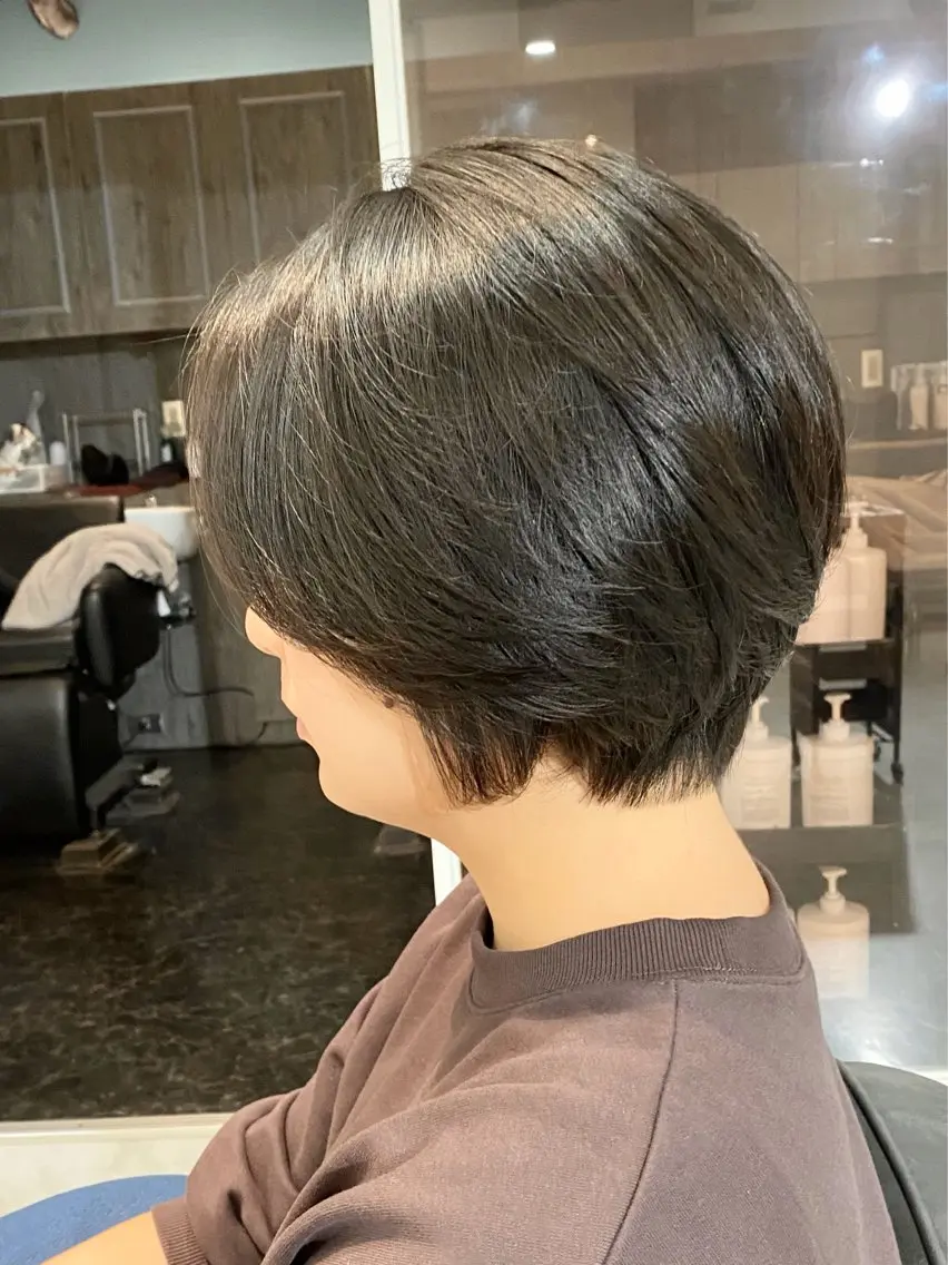 ショート パーマ デジタルパーマ カット パーマ ショートカット パーマ石井のヘアスタイル