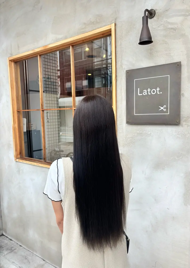 ロング カラー グレージュ ヘアカラー Latot ruriko🌈のヘアスタイル