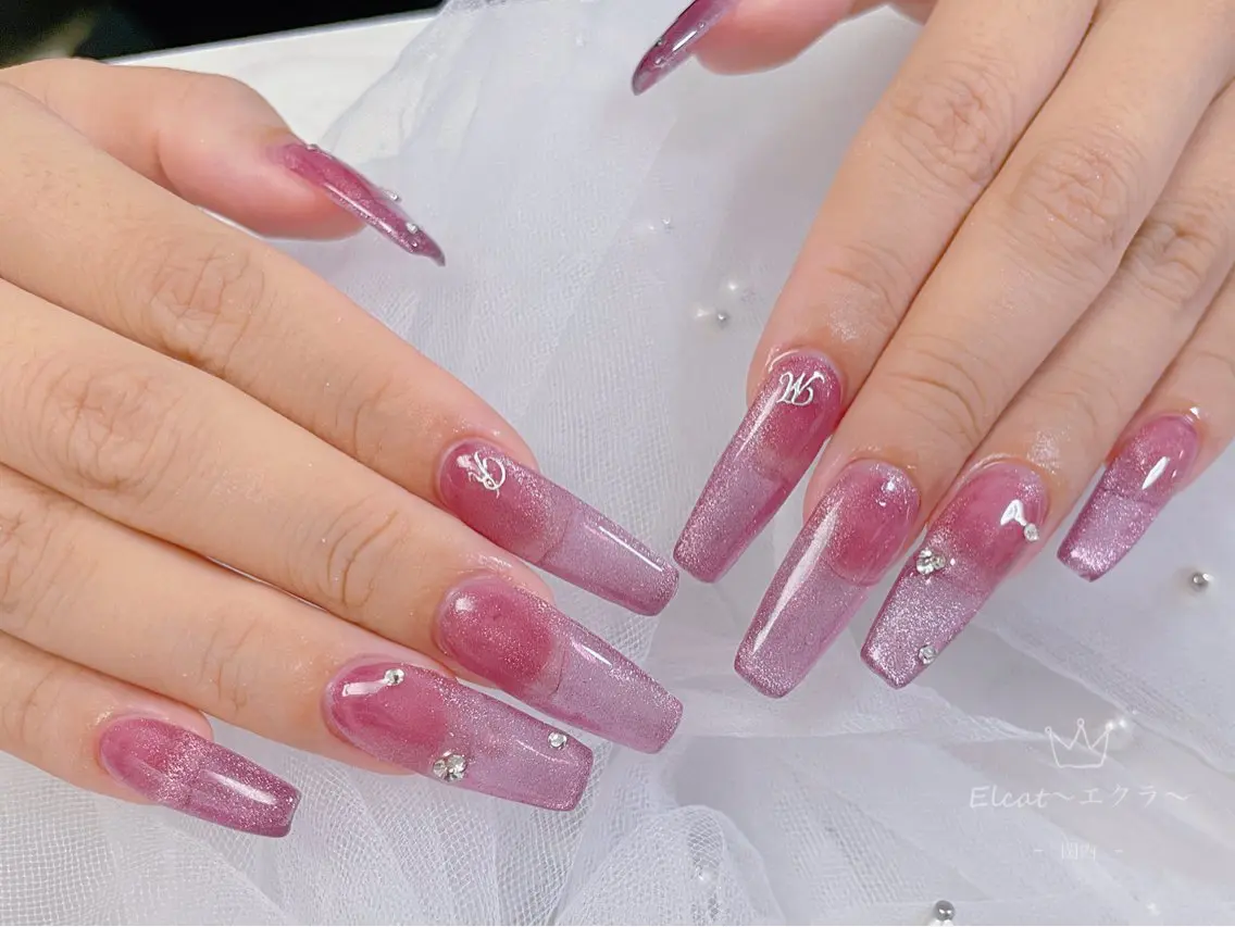 ネイル ハンドネイル ネイルサロンエクラ 🫧Shizukaのネイルデザイン