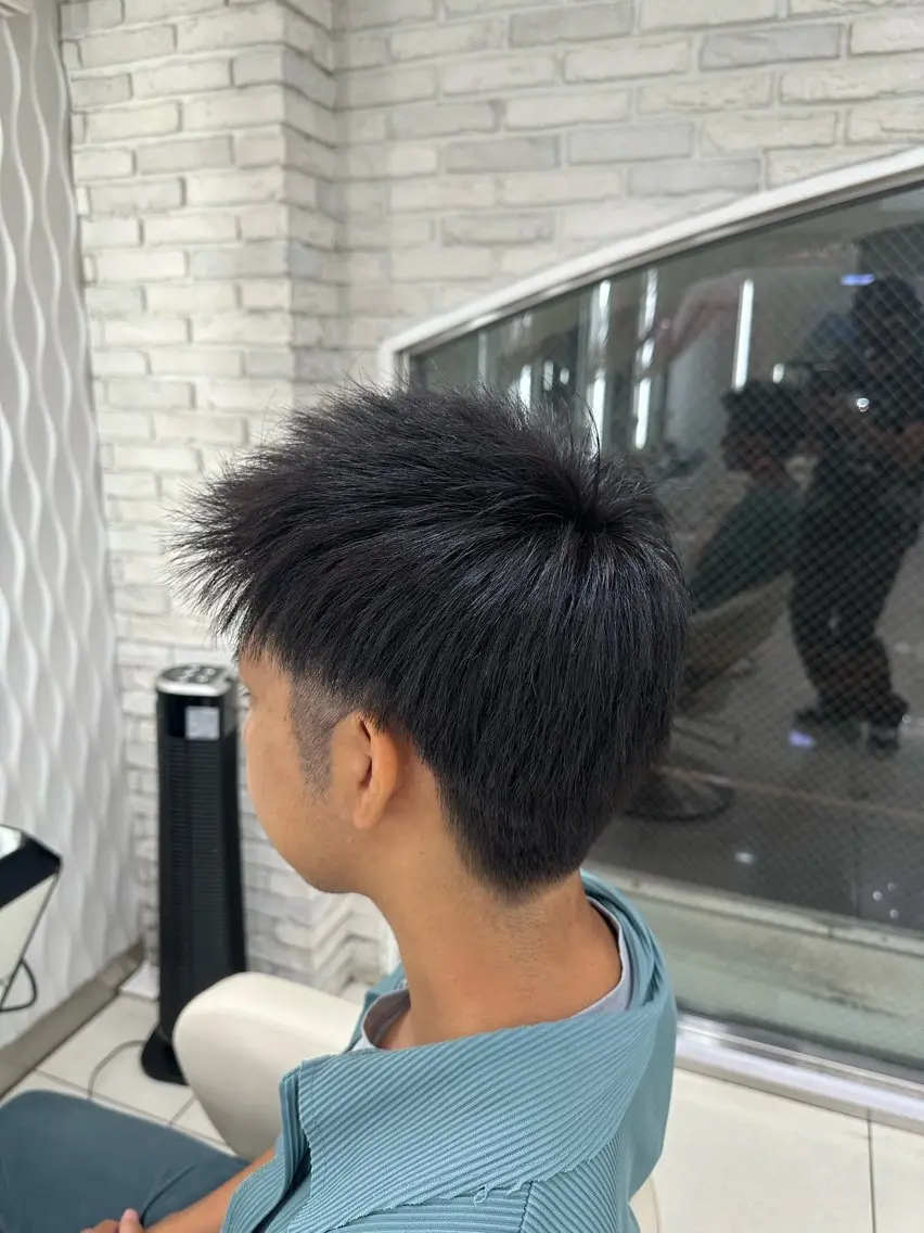 カラー メンズ ブラウンカラー カット パーマ 🔥men's特化 🔥三上 拓真のヘアスタイル