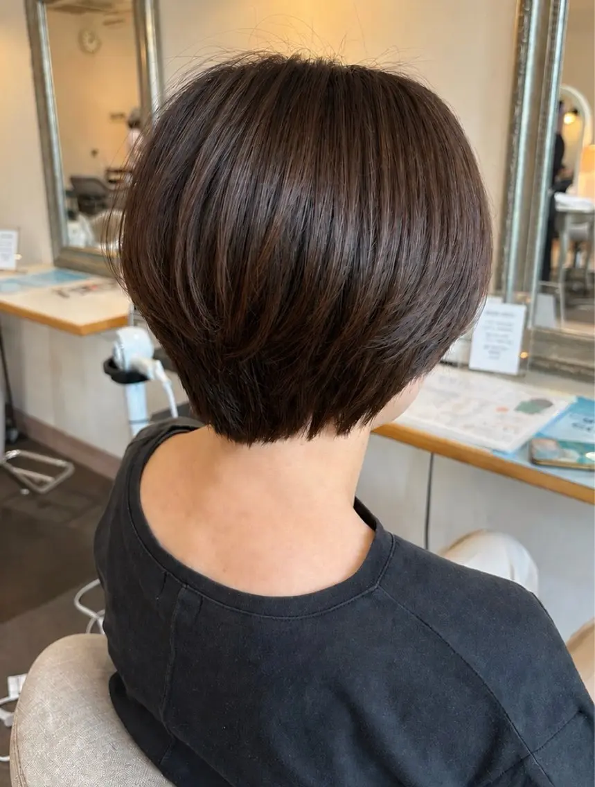 ショート ショートヘア 石平 暖のヘアスタイル