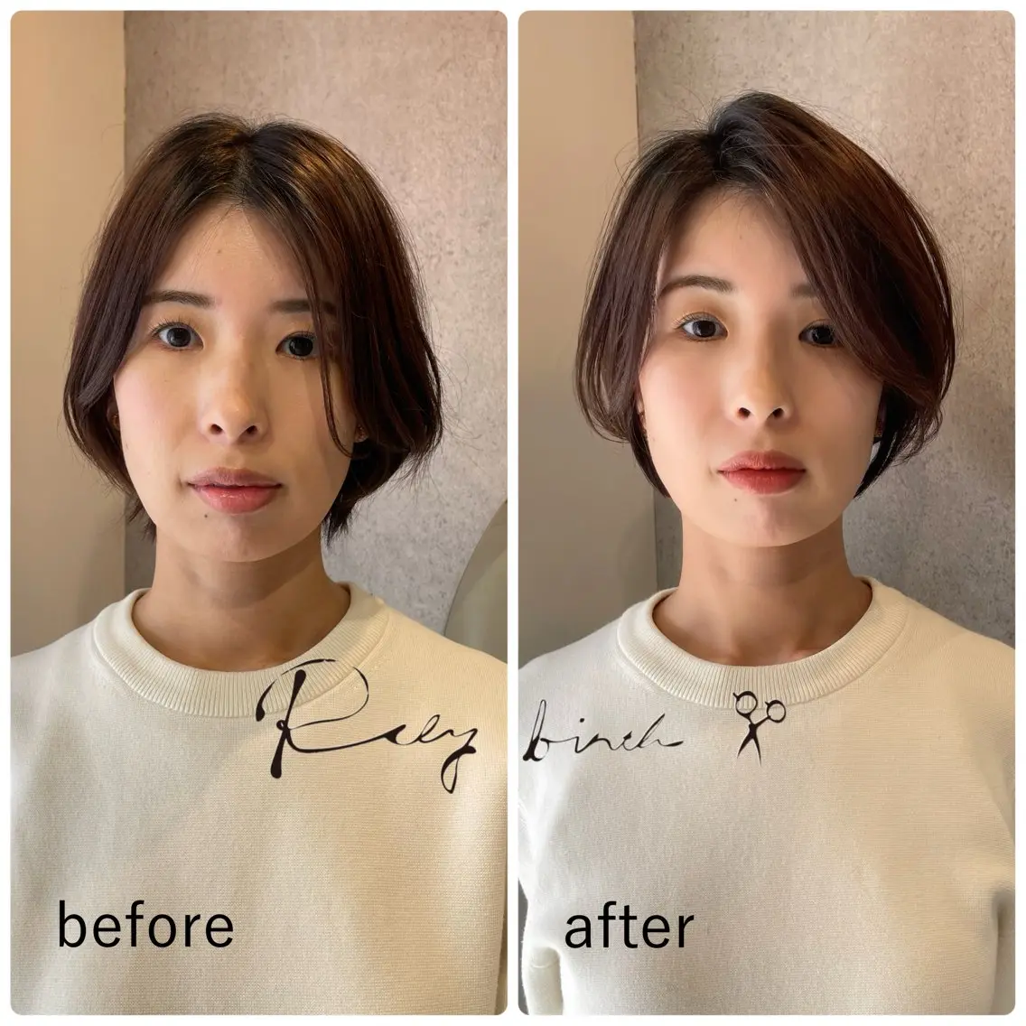 ショート カット ヘアカラー ✂ショート・ボブ専門 顔型診断✂奥田裕仁のヘアスタイル