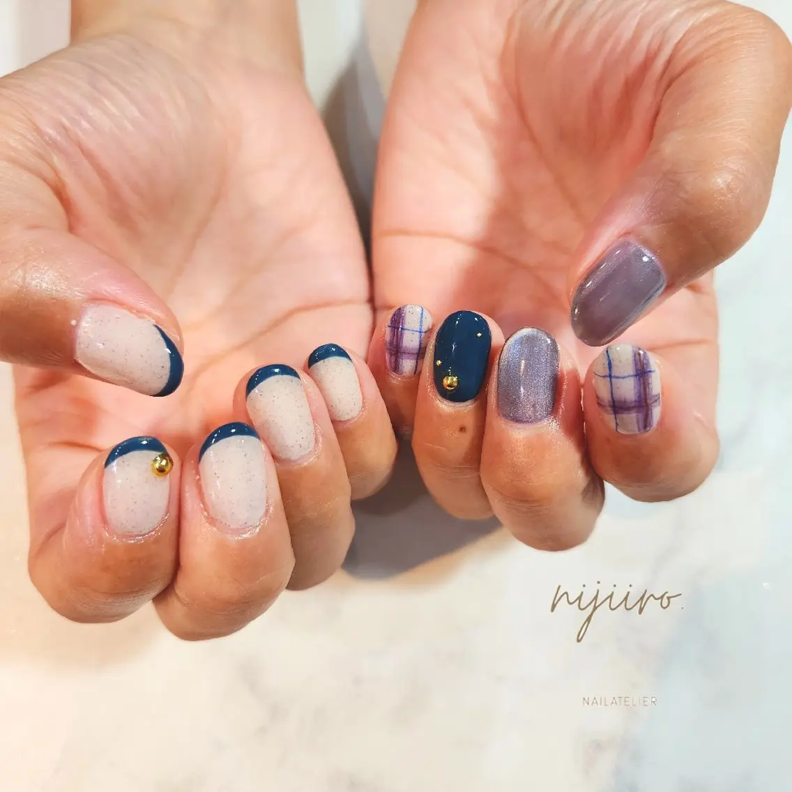 ネイル ハンドネイル nijiiro🌈 サトウのネイルデザイン