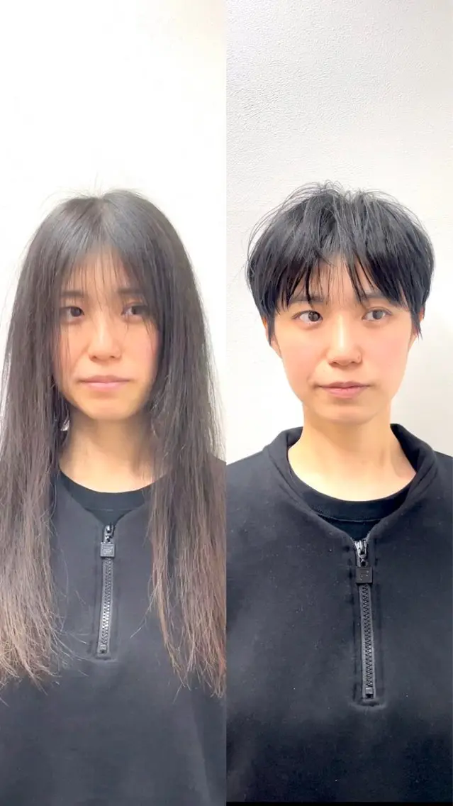ショート ショートレイヤー レイヤーカット ショートヘア 表参道【髪質改善】 宮嶋勇太のヘアスタイル