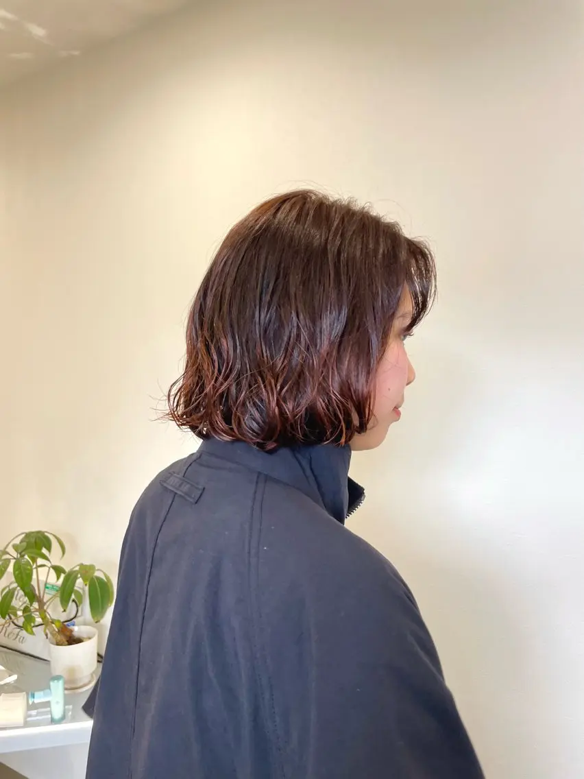 ショート カラー ブラウンカラー オレンジ オレンジブラウン ヘアカラー ⭐トレンドカット&カ ラーCocoro🪿のヘアスタイル