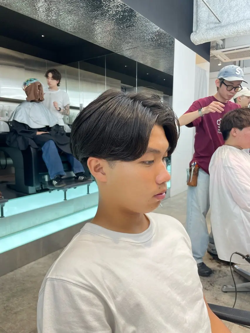 メンズ 縮毛矯正 fifth ふうかのヘアスタイル