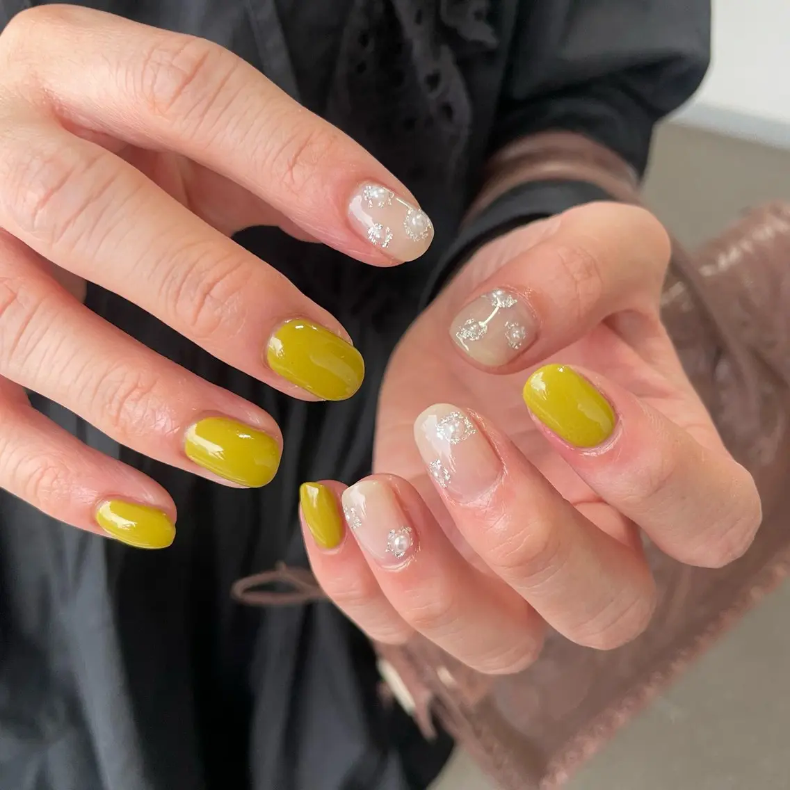 ネイル ハンドネイル カメレオン京橋🌻 草葉由佳のネイルデザイン