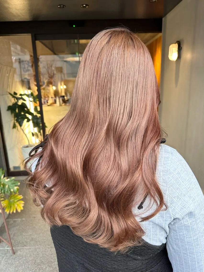 ロング カラー ヘアカラー ピンクカラー/ mana🎀のヘアスタイル