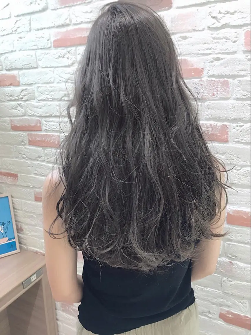 ☀️平日限定☀️カット&透明感カラー(リタッチ)フル+1000円&ハホニコトリートメントの写真