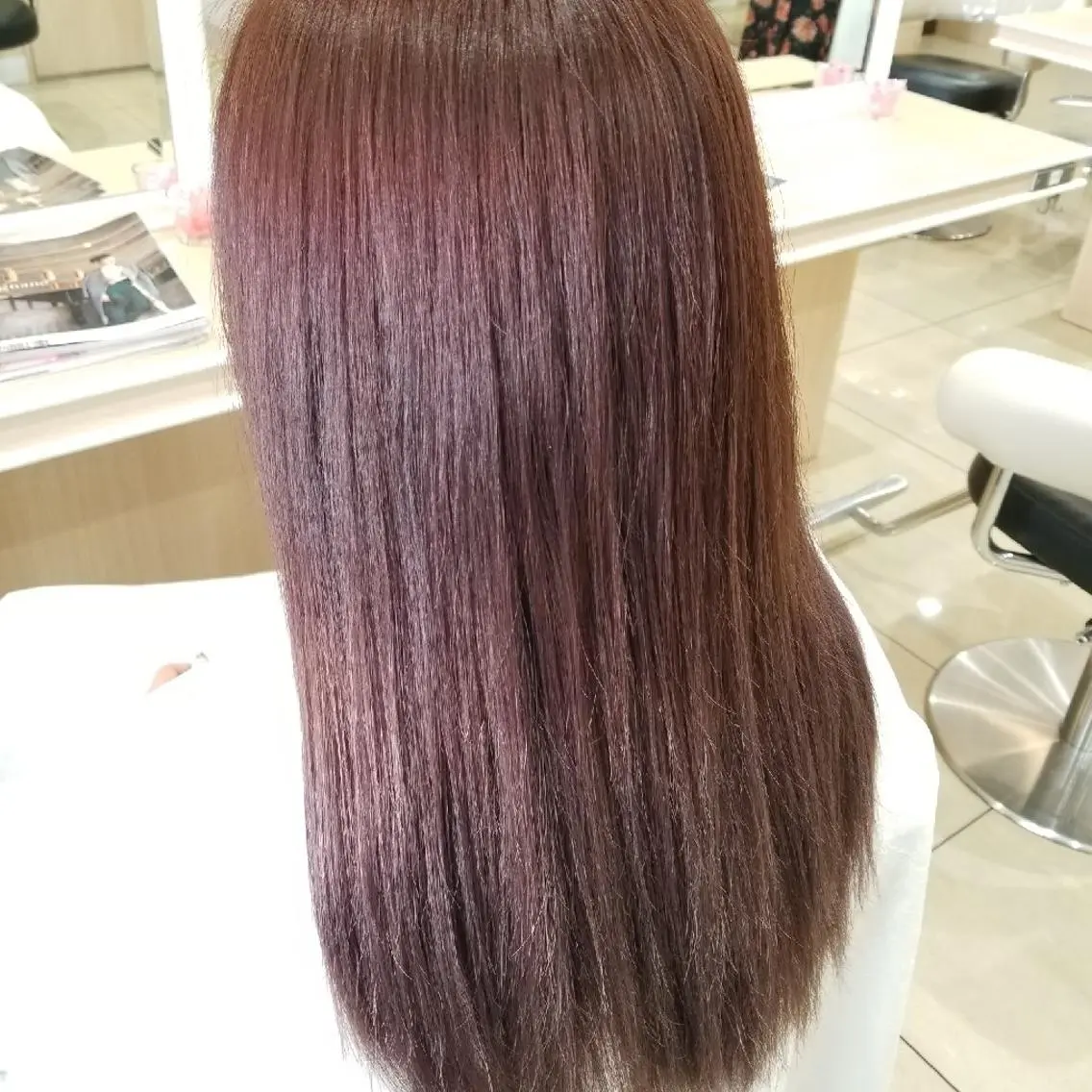 ロング カラー カット ヘアカラー 山内 佐江子のヘアスタイル