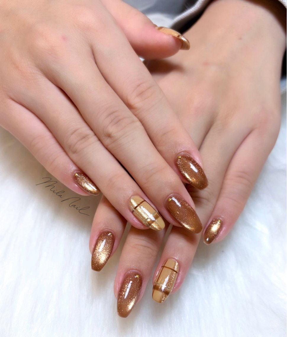 ネイル マグネットネイル Mila Nail🐈のネイルデザイン