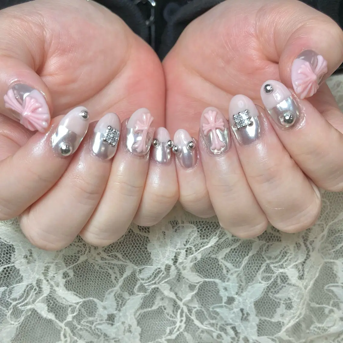 ネイル ハンドネイル 推し｜概念｜流行 *new moon*のネイルデザイン