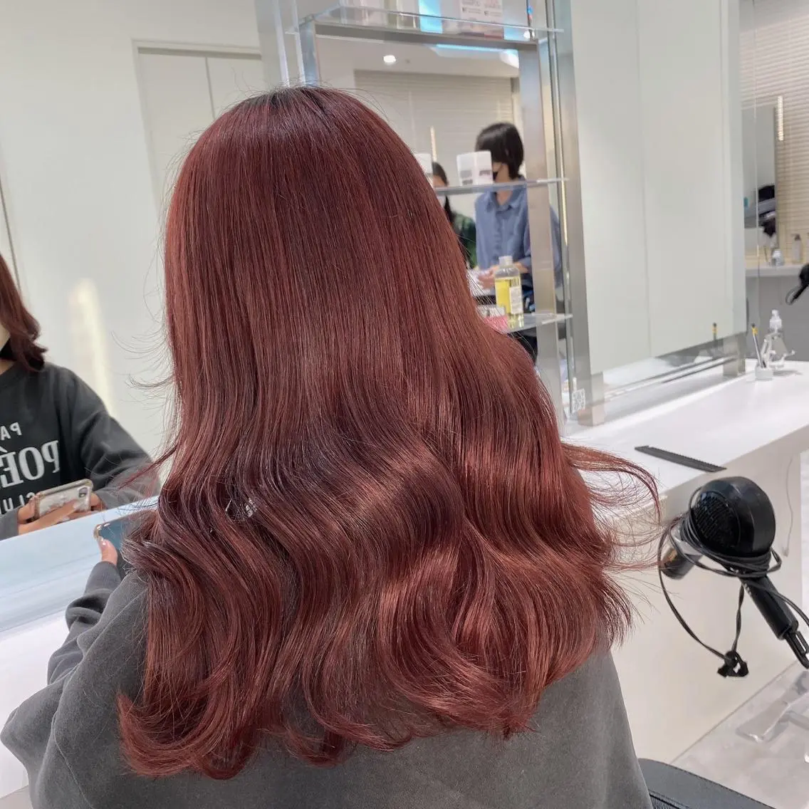 ロング カラー ブラウンカラー ピンクカラー ピンクブラウン ラベンダー💜 グレージュ🩶のヘアスタイル