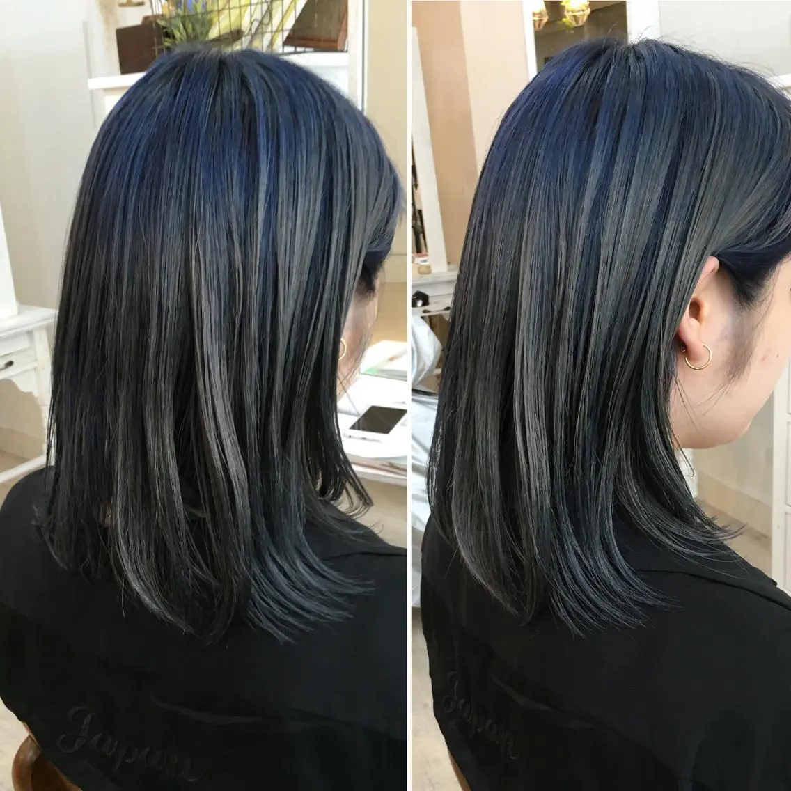 セミロング エクステ(レミー毛) NINEのヘアスタイル