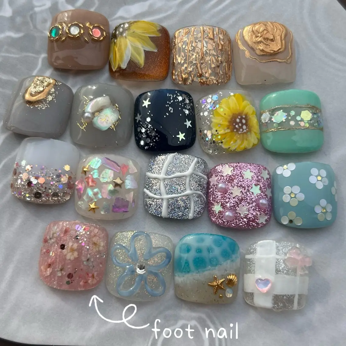 ネイル フットネイル SweetOlive HINAKOのネイルデザイン