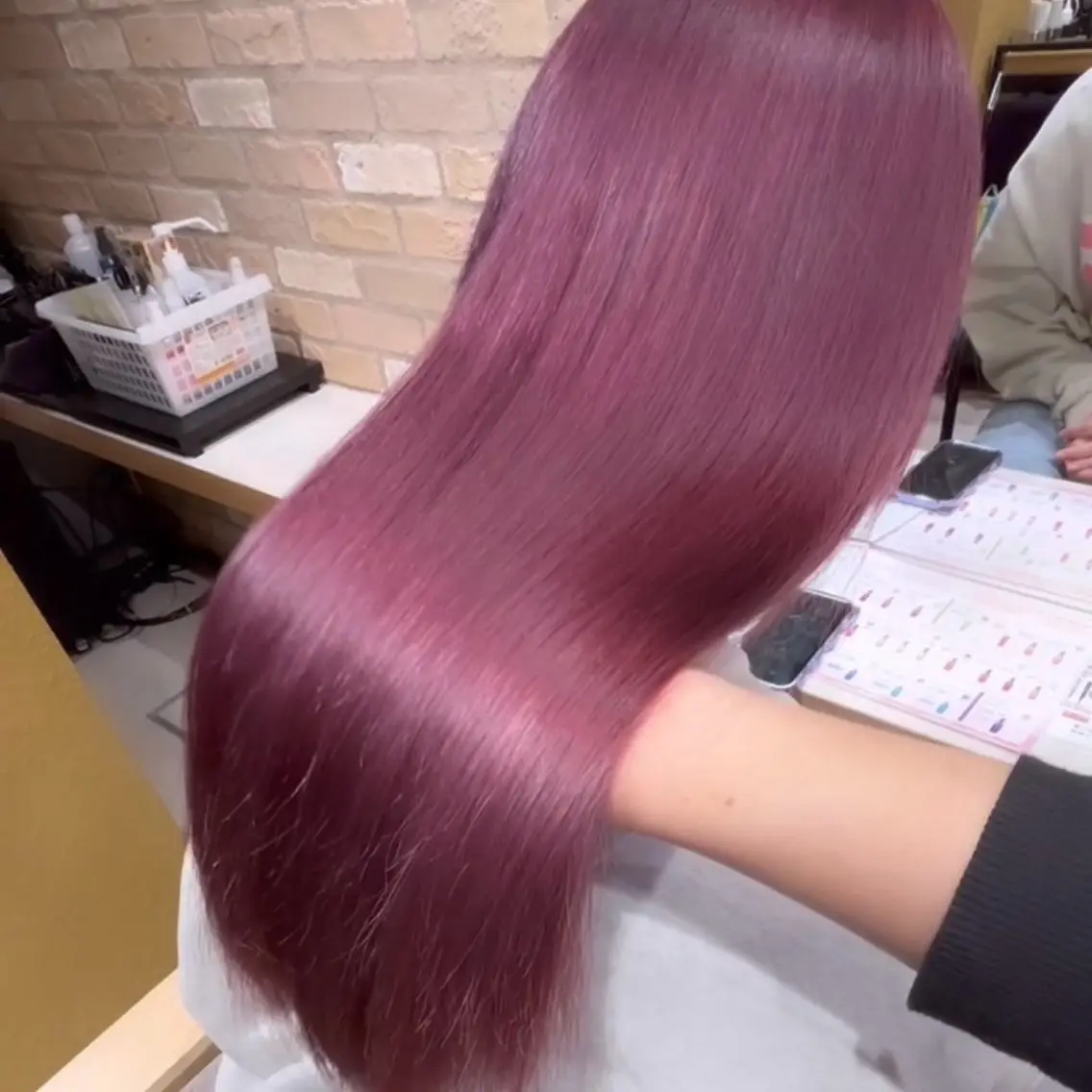 セミロング カラー ダブルカラー ハイトーンレイヤー 吉祥寺/nana🎀のヘアスタイル