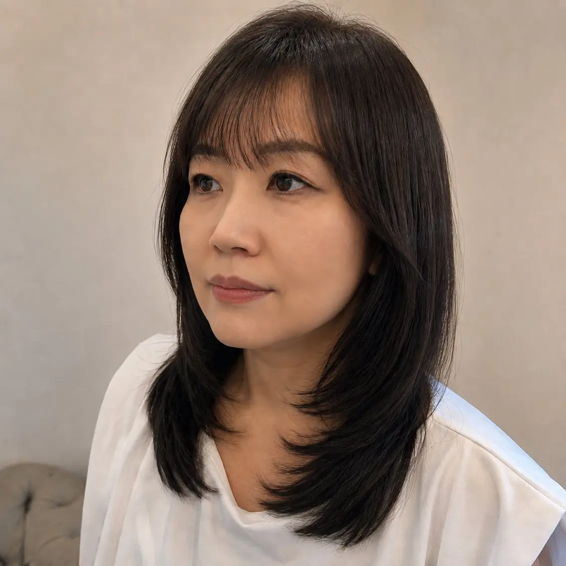 カラー カット ヘアカラー 今田 莉心のヘアスタイル