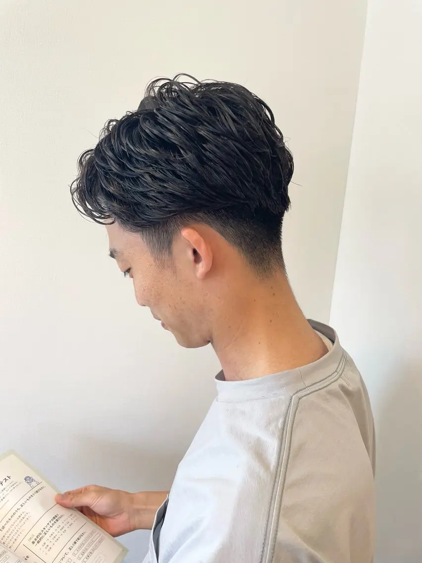 パーマ メンズ メンズパーマ ニュアンスパーマ カット STORY/ MAOのヘアスタイル