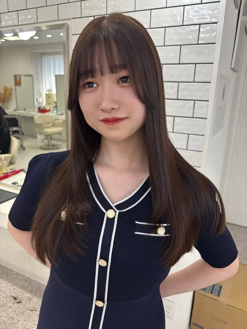 ロング カラー カット ヘアカラー 縮毛矯正 トリートメント LOMARLIE JURIAのヘアスタイル