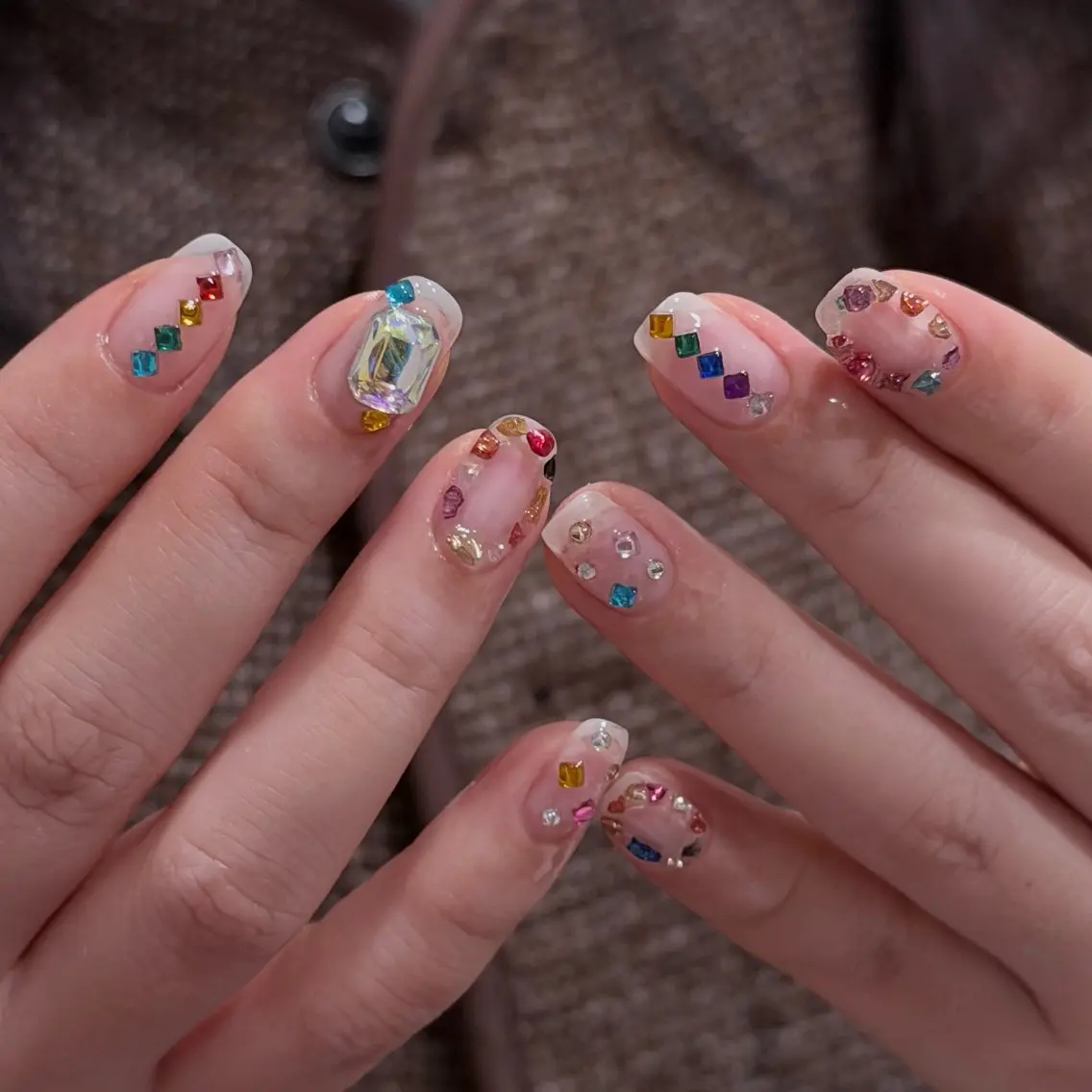 ネイル ハンドネイル 🎀フェイ フェイ🫧💗のネイルデザイン