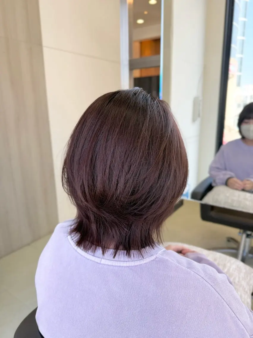 ショート カット ヘアカラー トリートメント WiLL新井優馬｜ くびれレイヤーのヘアスタイル