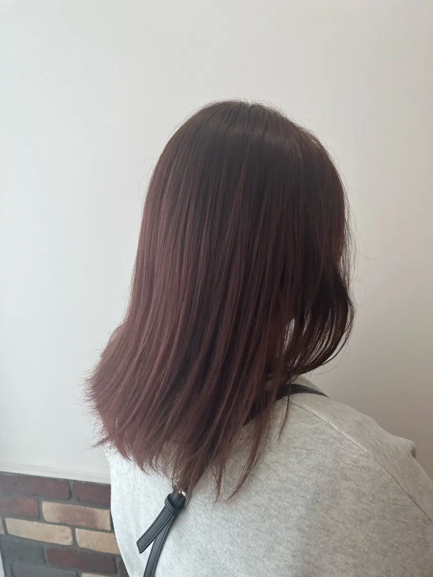カラー ヘアカラー ボブ🍊暖色カラー 浅草【Bob美容師】のヘアスタイル