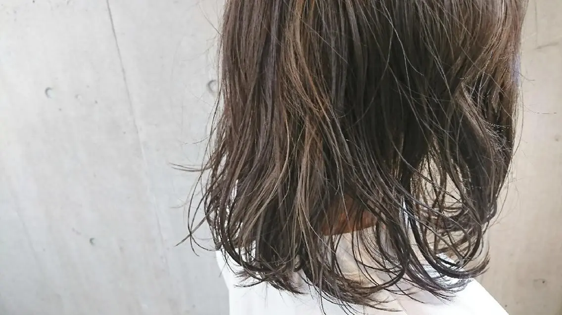 ミディアム カラー 髪質改善 縮毛矯正/ レイヤー/銀座/本木のヘアスタイル