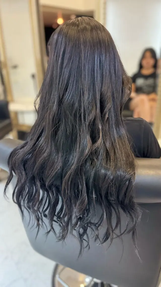 ロング カット ヘアカラー エクステ JADE 💎 Yukiのヘアスタイル