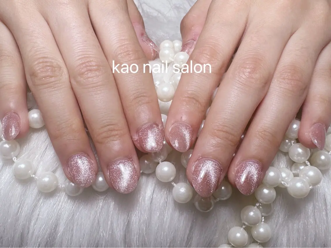 ネイル ハンドネイル kao nail マグネット/長さだしのネイルデザイン