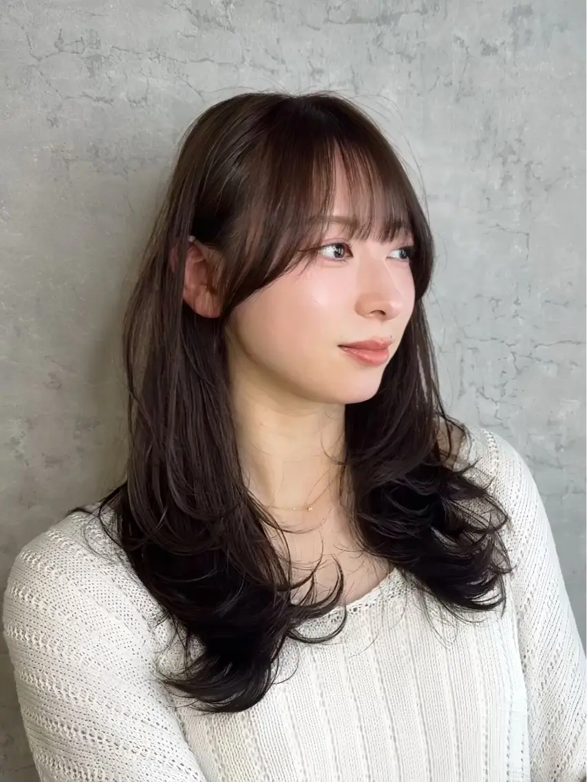 ミディアム トレンド韓国レイヤー 🇰🇷のんのヘアスタイル