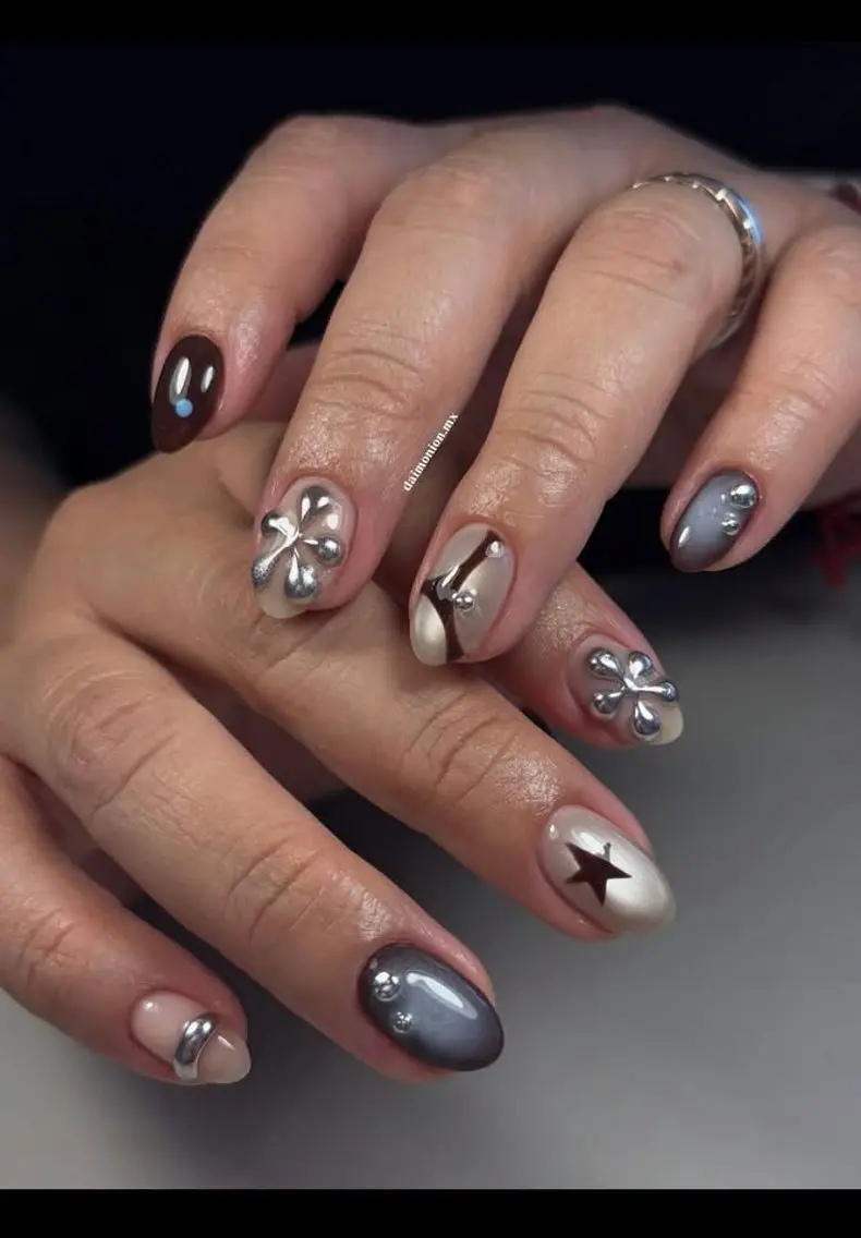 ネイル チークネイル フットネイル フレンチネイル グラデーション 韓国ネイル YUKI NAILのネイルデザイン