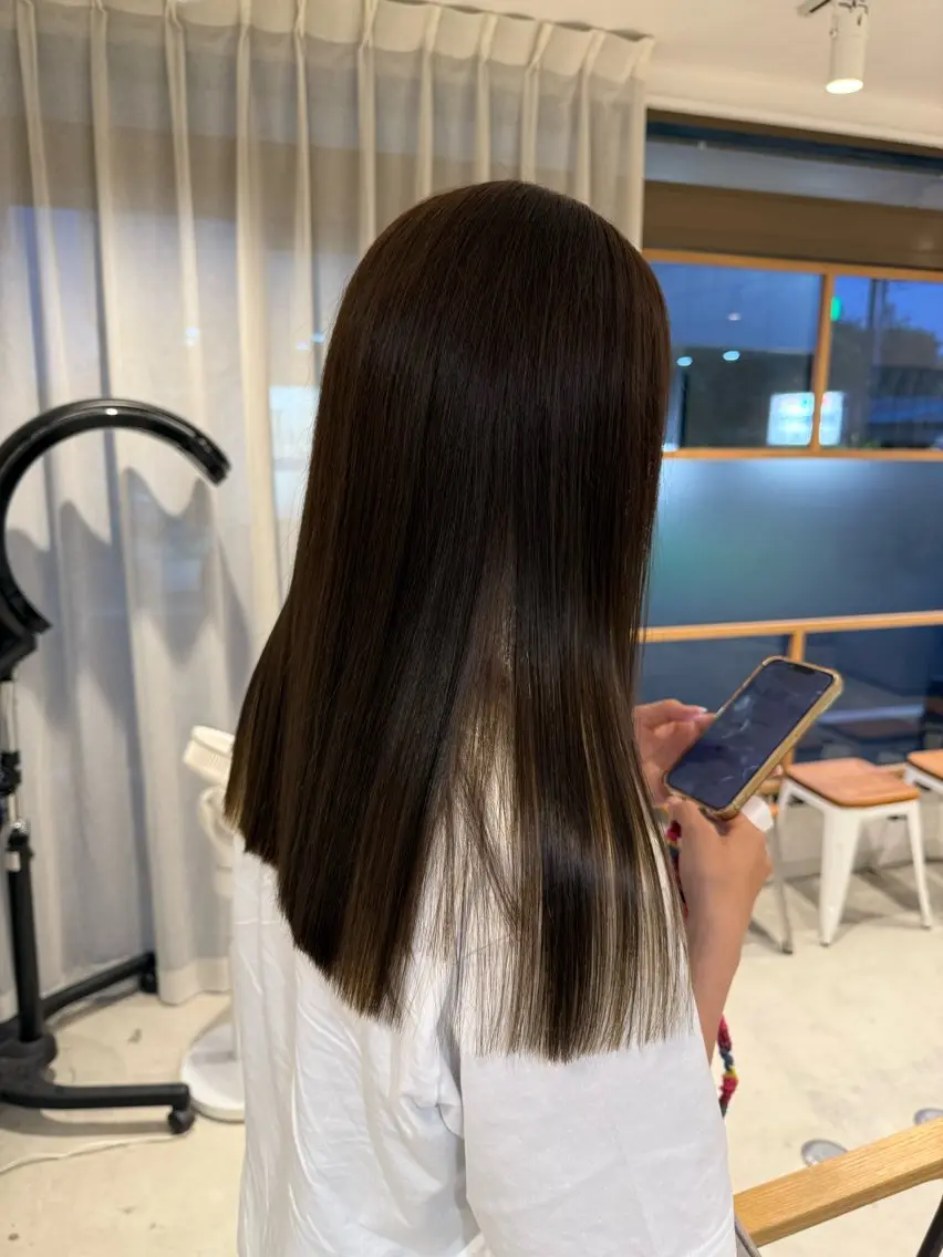 ロング カラー み うのヘアスタイル