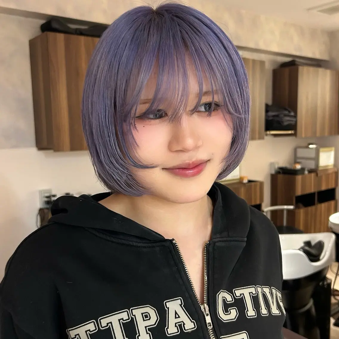 ミディアム カラー ヘアカラー トリートメント 横浜カラー/ブリーチ SAKI💫のヘアスタイル