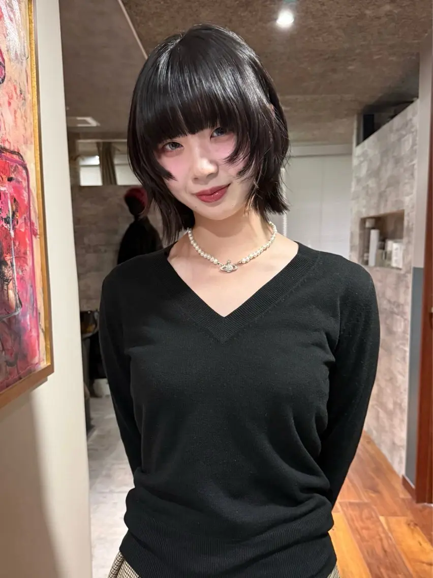 ショート カラー 似合わせカット カット トリートメント mai / linoah˚✧のヘアスタイル