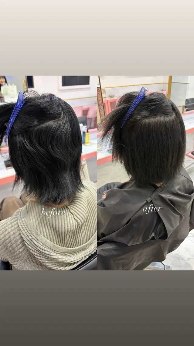 「1日1名限定✨」ナチュラルで自然な縮毛矯正 (全頭)の写真